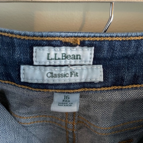 L.L. Bean women’s True Shape Classic jeans size 16 - Picture 3 of 7